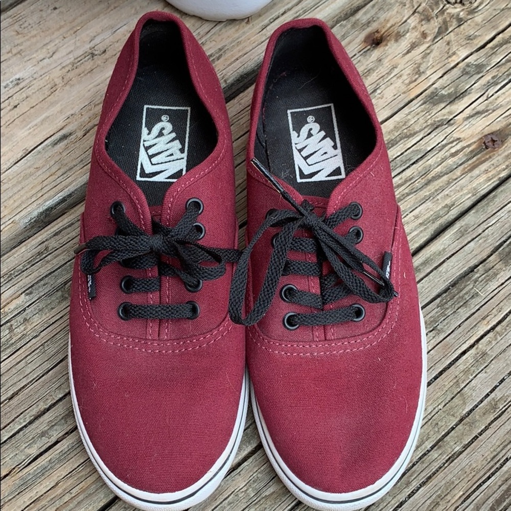 Maroon Vans